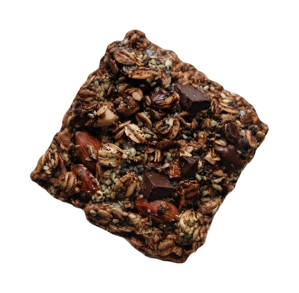 earl grey chocolate granola square